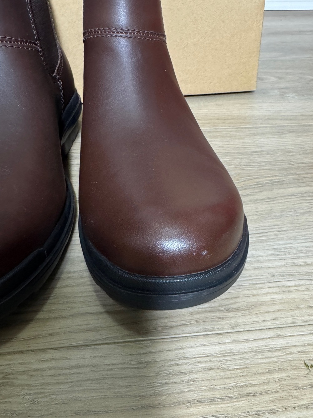 New UGG Hapsburg Chelsea Burnt Cedar Women's Ankle Boots Sz. 8.5 - Picture 9 of 9
